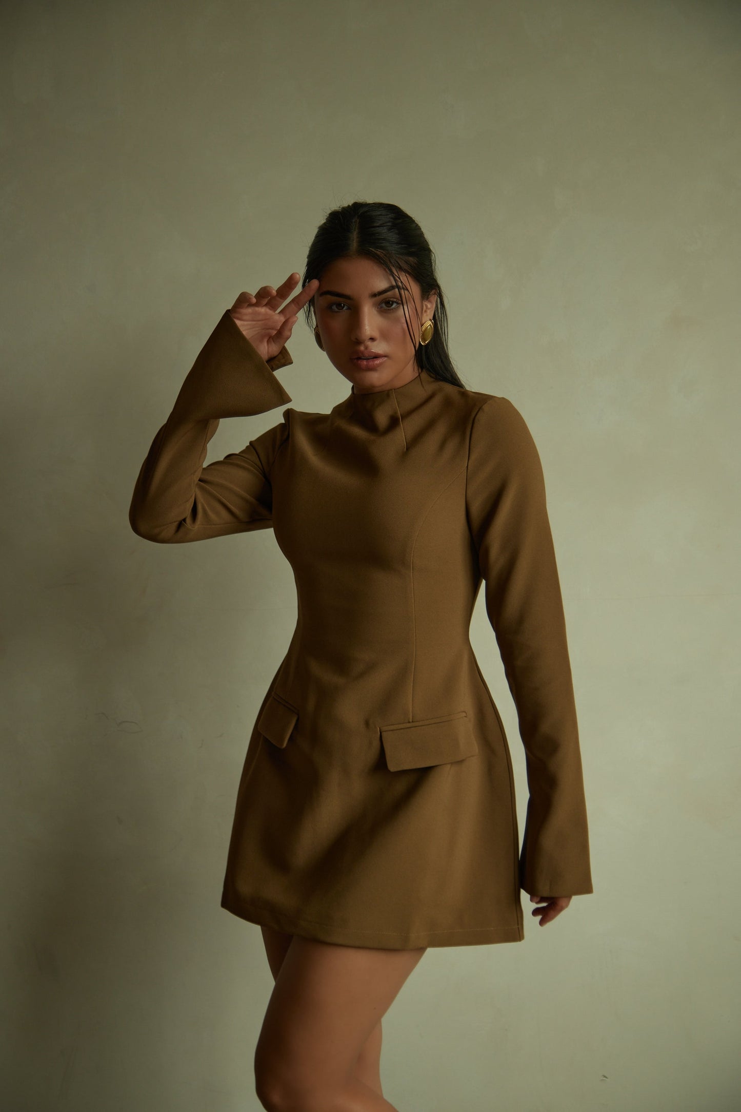 The Ultimate Split Sleeve Mini Dress