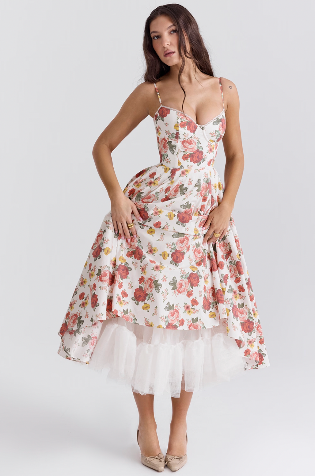 Matilda Tulle Midi Dress – Elegance with a Fairytale Touch