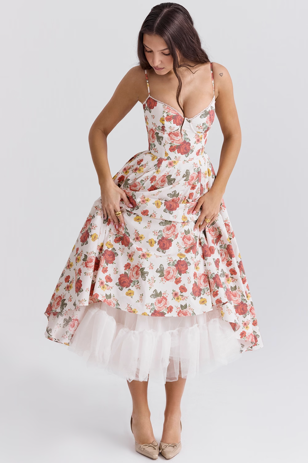 Matilda Tulle Midi Dress – Elegance with a Fairytale Touch