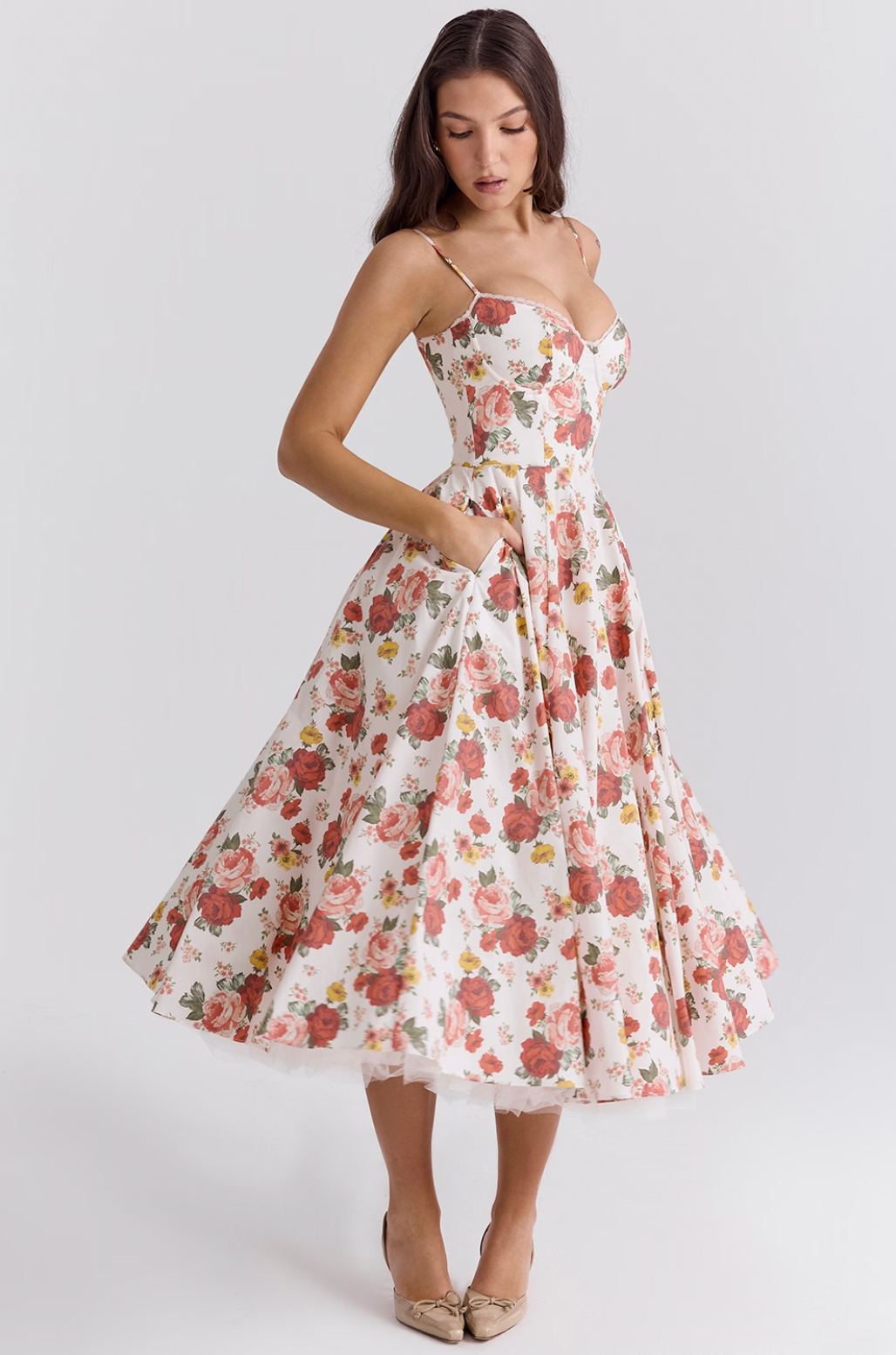 Matilda Tulle Midi Dress – Elegance with a Fairytale Touch