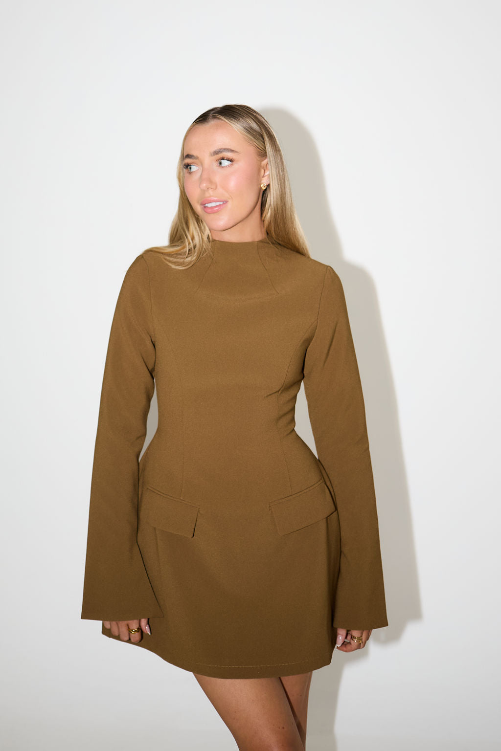 The Ultimate Split Sleeve Mini Dress