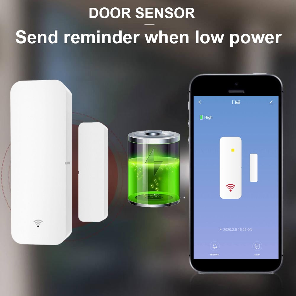 Focussa Shop™ Smart Wi-Fi Door Sensor