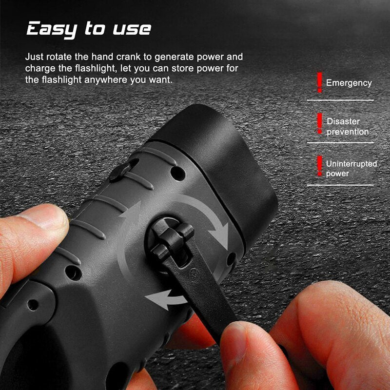Focussa Shop™ Powered Rechargeable Flashlight