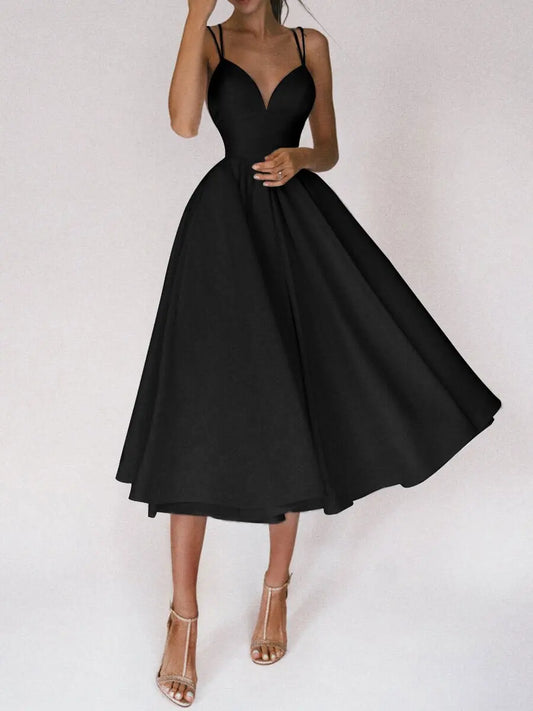 Halter Lace up Skirt Dress