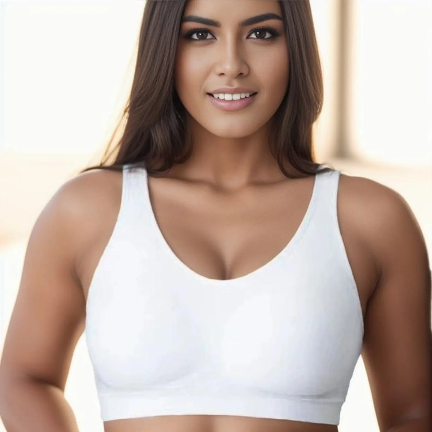 Scoop Neck Pullover Bra