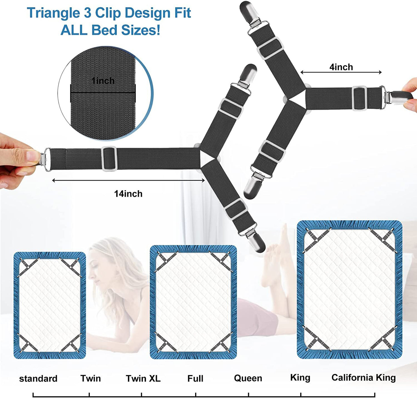 Focussa Shop™ BedSheet Strap Organizer