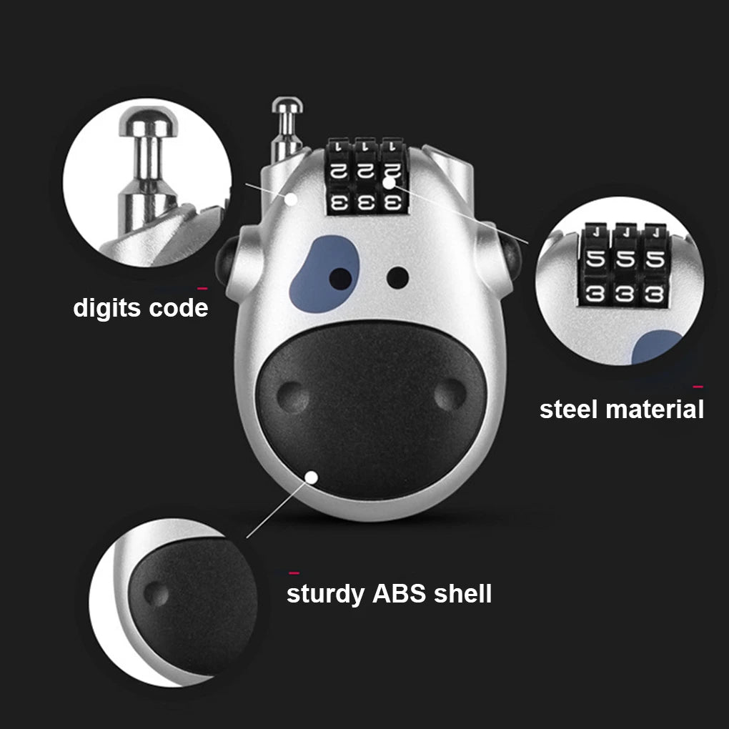 Focussa Shop™ Adjustable Cable Security Combination Lock