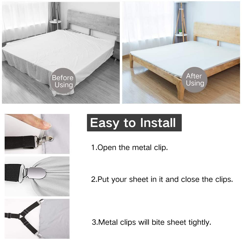 Focussa Shop™ BedSheet Strap Organizer